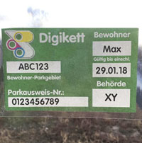 resident parking permit